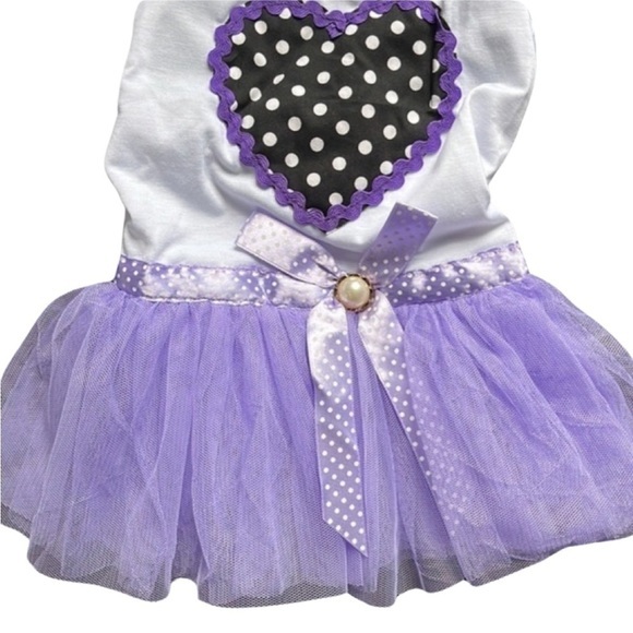 Feel like Royalty:Small Dog Purple Princess Dress-Must-Have for Pup Fashionistas - Picture 2 of 3